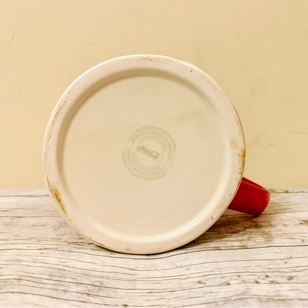 Coca-Cola Holiday Polar Bear Coffee Mug in Red and White - Picture 11 of 12